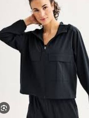 tek gear Black Half-Zip Utility Jacket